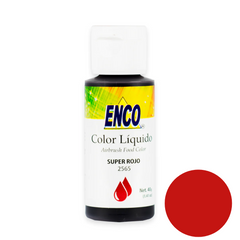 Colorante Enco Super Rojo Liquido Bote 40GR