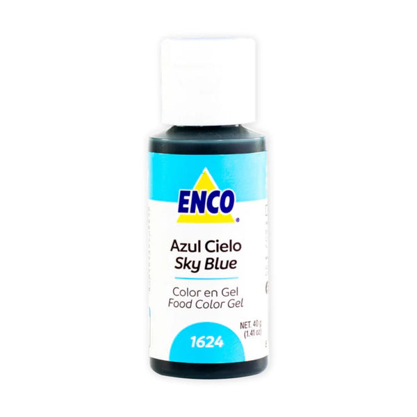 Colorante Enco Gel Azul Cielo Bote 40Ml