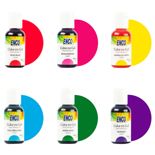 Kit De 6 Colores Basicos En Gel De 20Gr