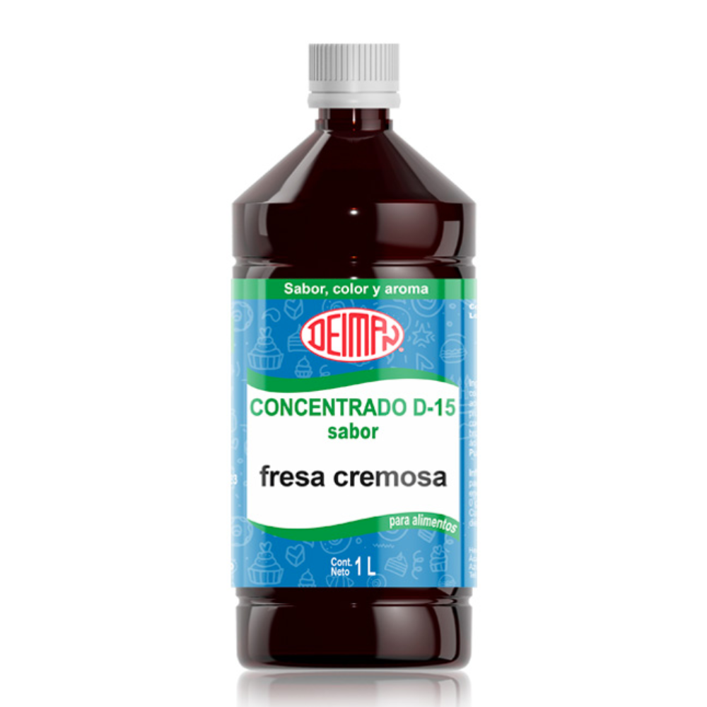 Concentrado Fresa Cremosa Deiman D-15 1 Litro