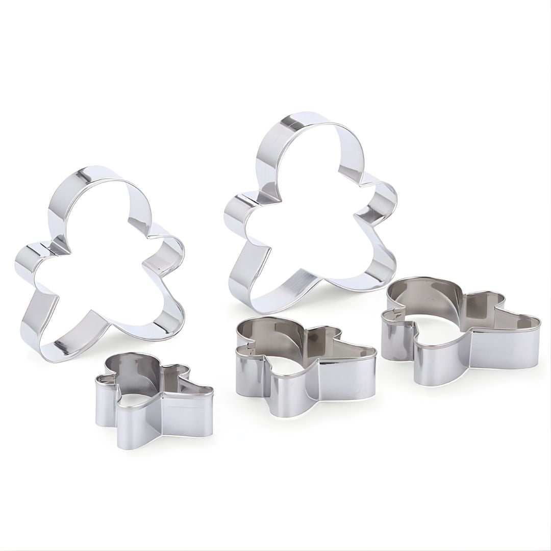 Cortador Jengibre Acero 5 Piezas (8,7,6,5,4cms)