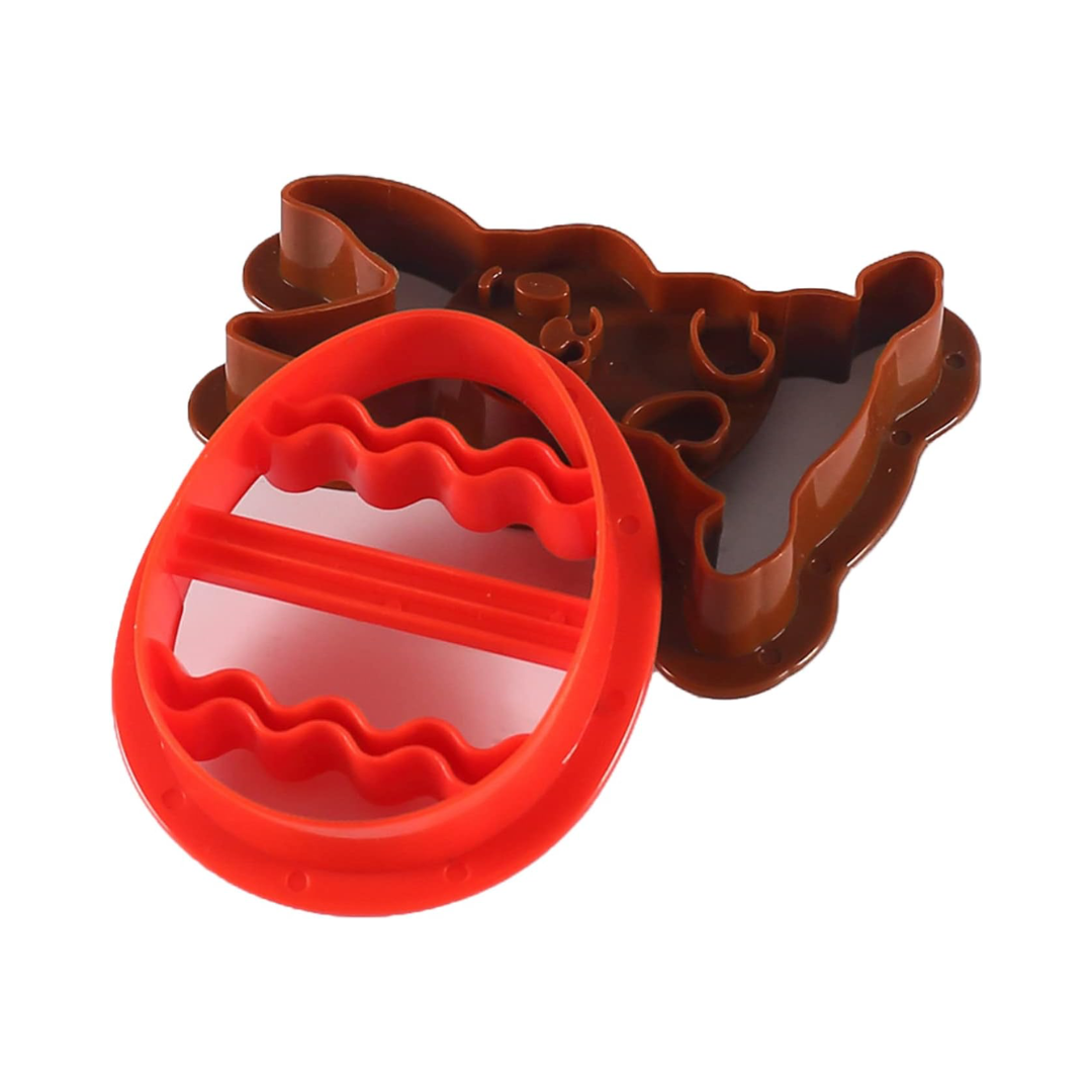 Cortador Plastico Conejo Y Huevo, 2 Piezas (8-9.5cm)
