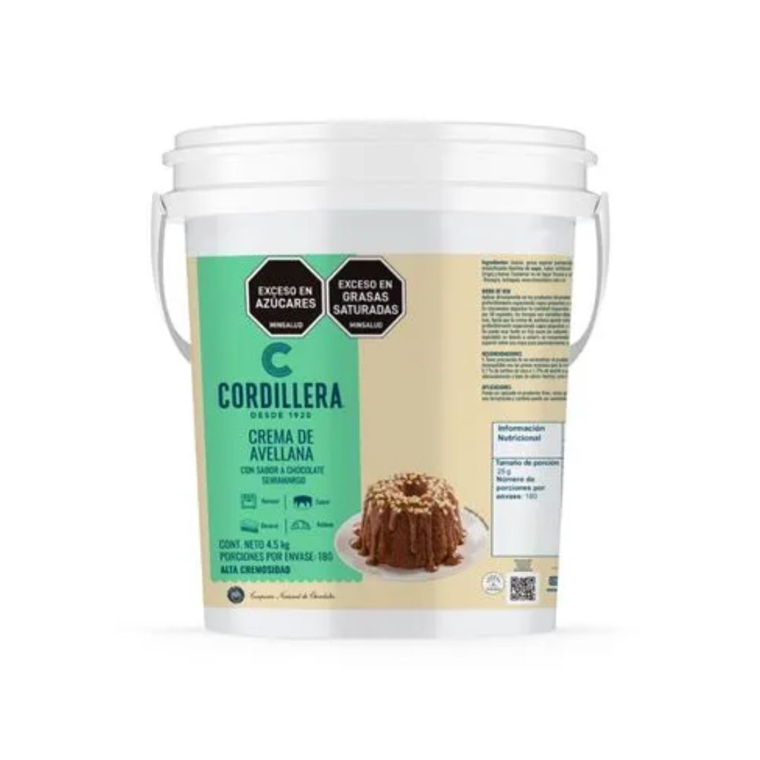 Crema De Avellana Cordillera Cub. 4.5kg