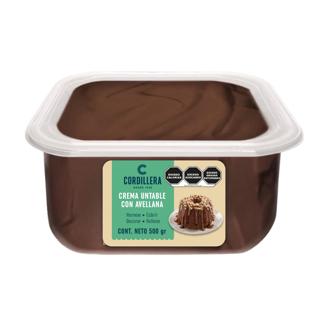 Crema De Avellana Cordillera, 500 gr