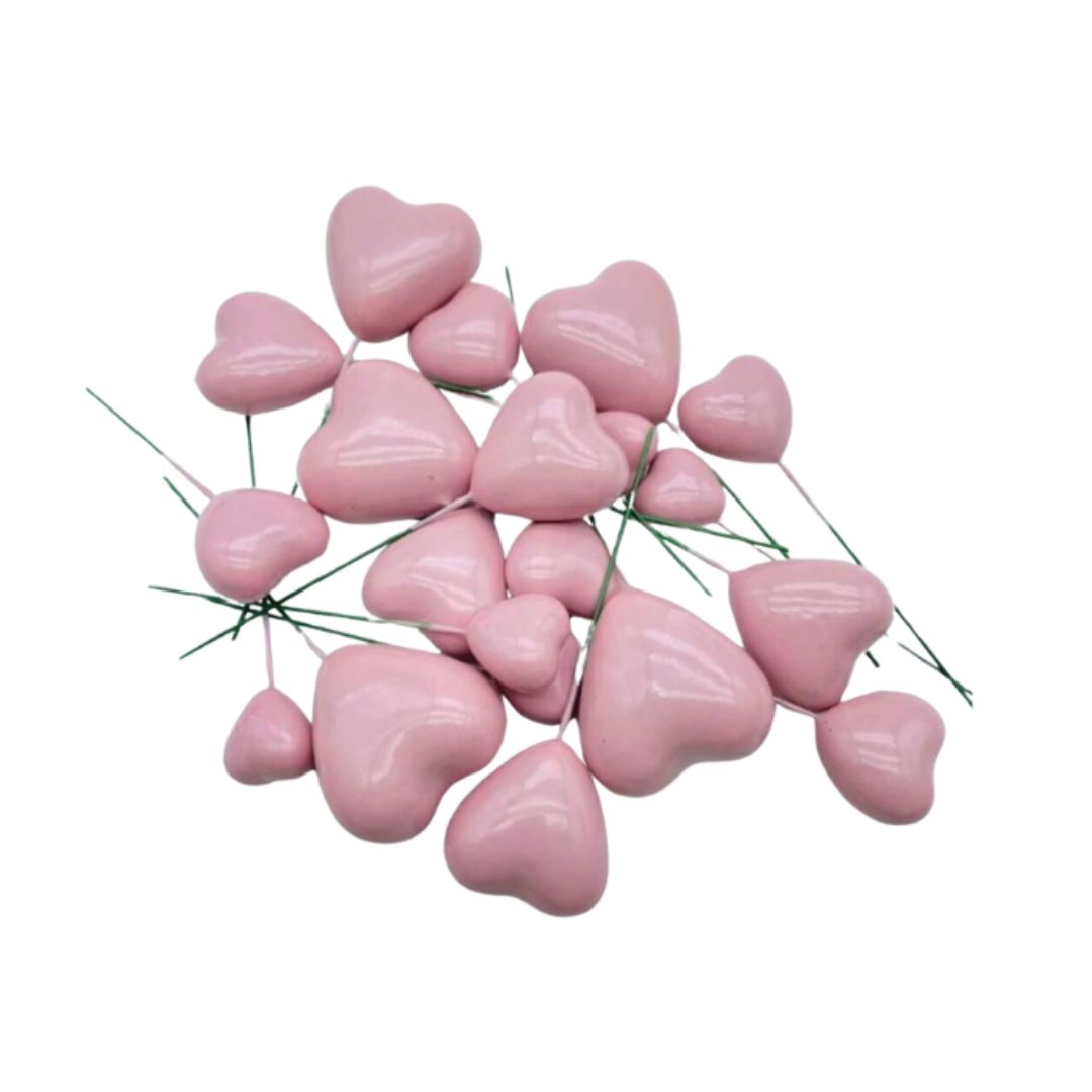 Decoracion Globos Rosados Corazon