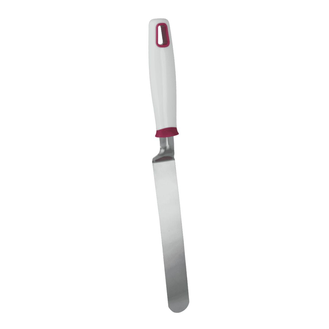 Espatula Angulada Acero Inoxidable Blanco 34 cm Metaltex