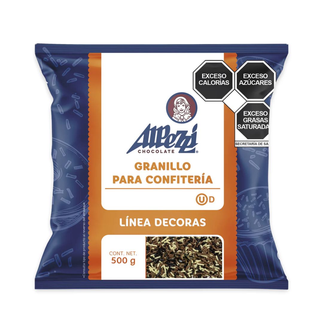 Granillo Alpezzi Mixto Sabor Chocolate 500gr