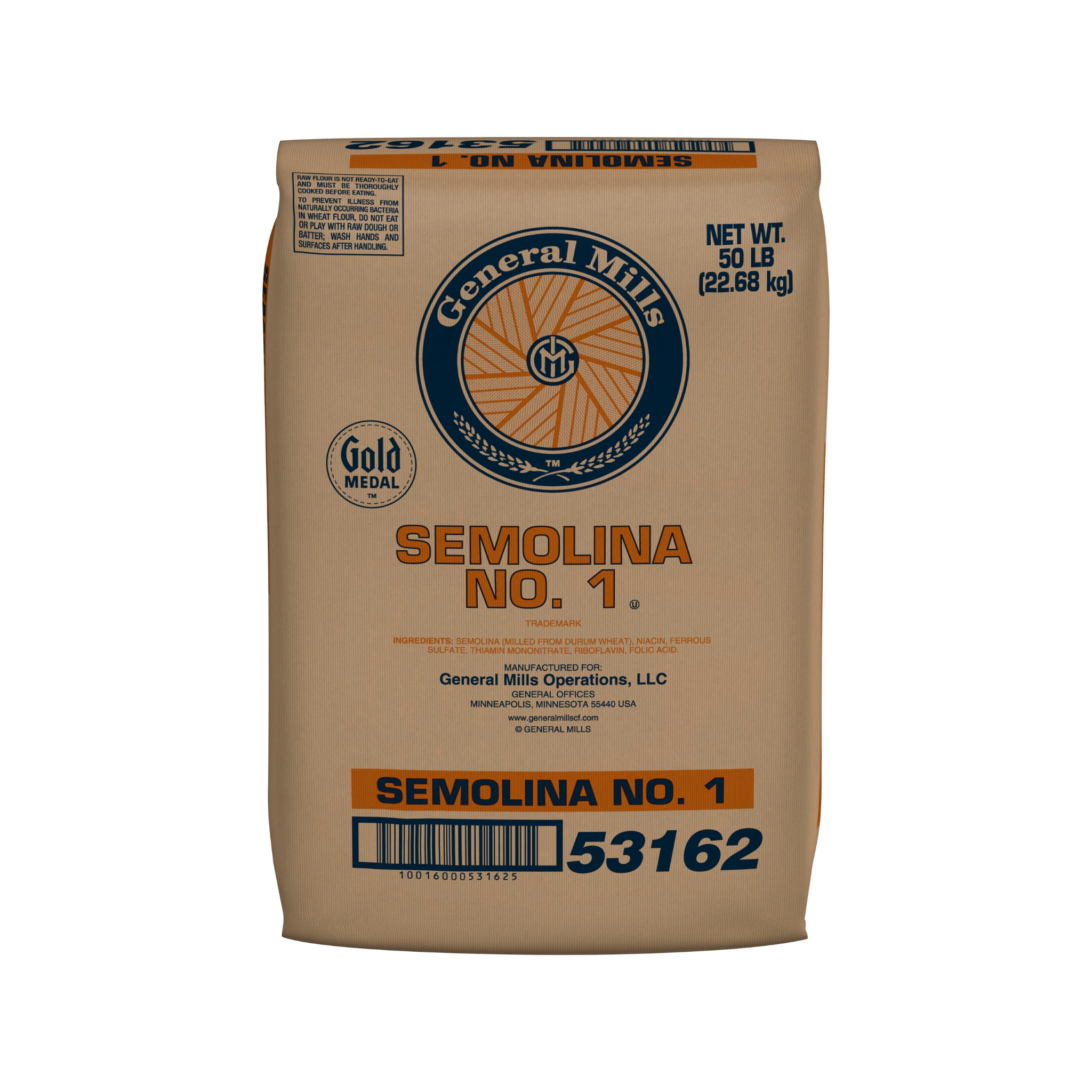 Semolina Bulto 22.7kg GM Gold Medal