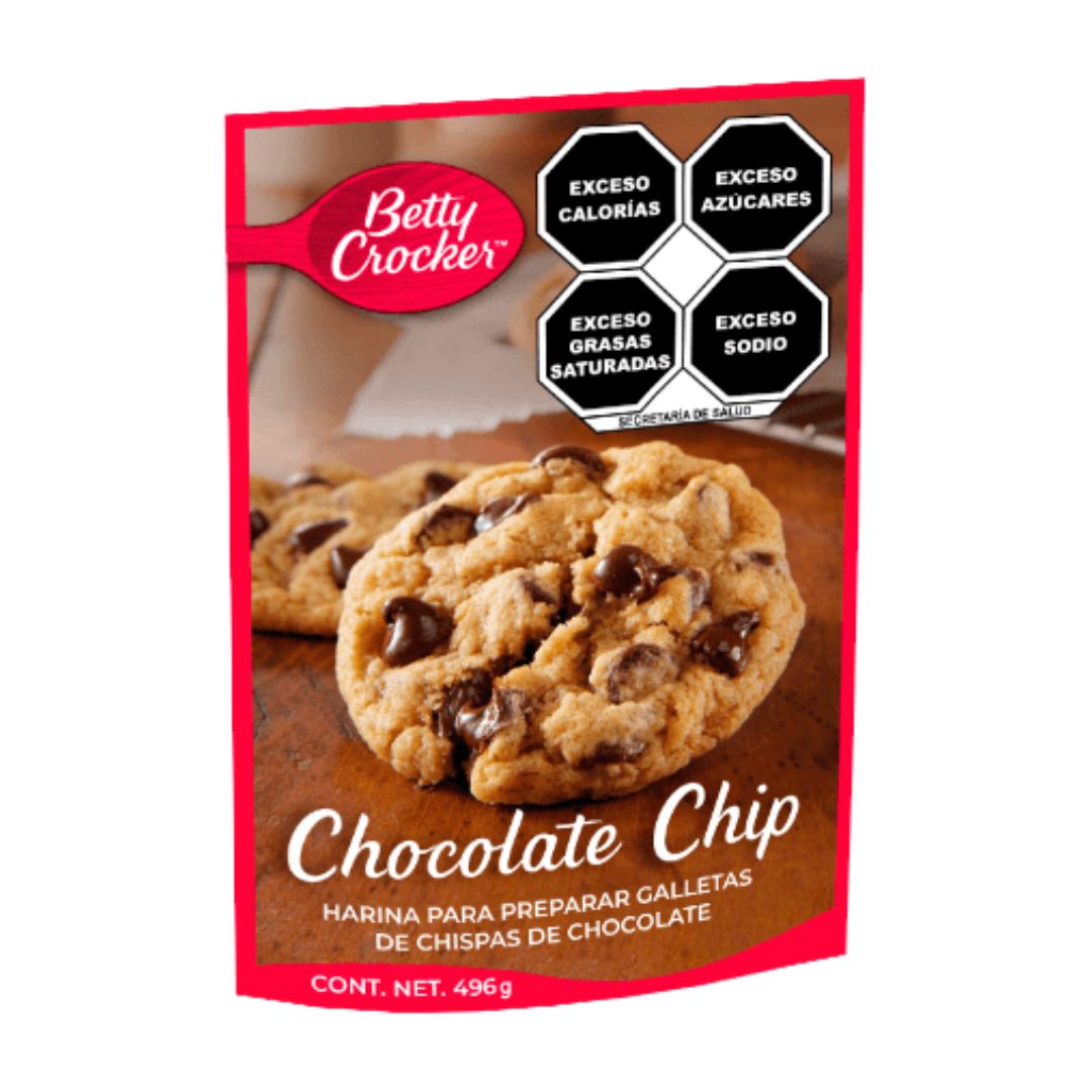Harina para Galletas con Chispas de Chocolate Betty Crocker 498gr