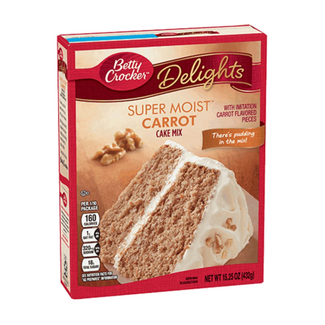 Harina para Pastel Betty Crocker Carrot Super Moist 375gr