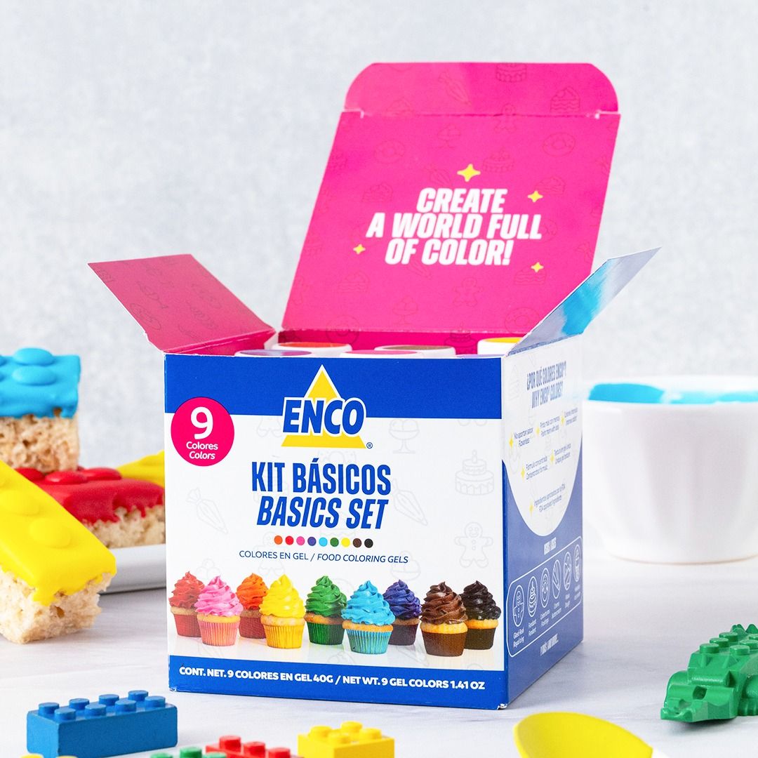 Kit De 9 Colores Basicos En Gel De 40Ml