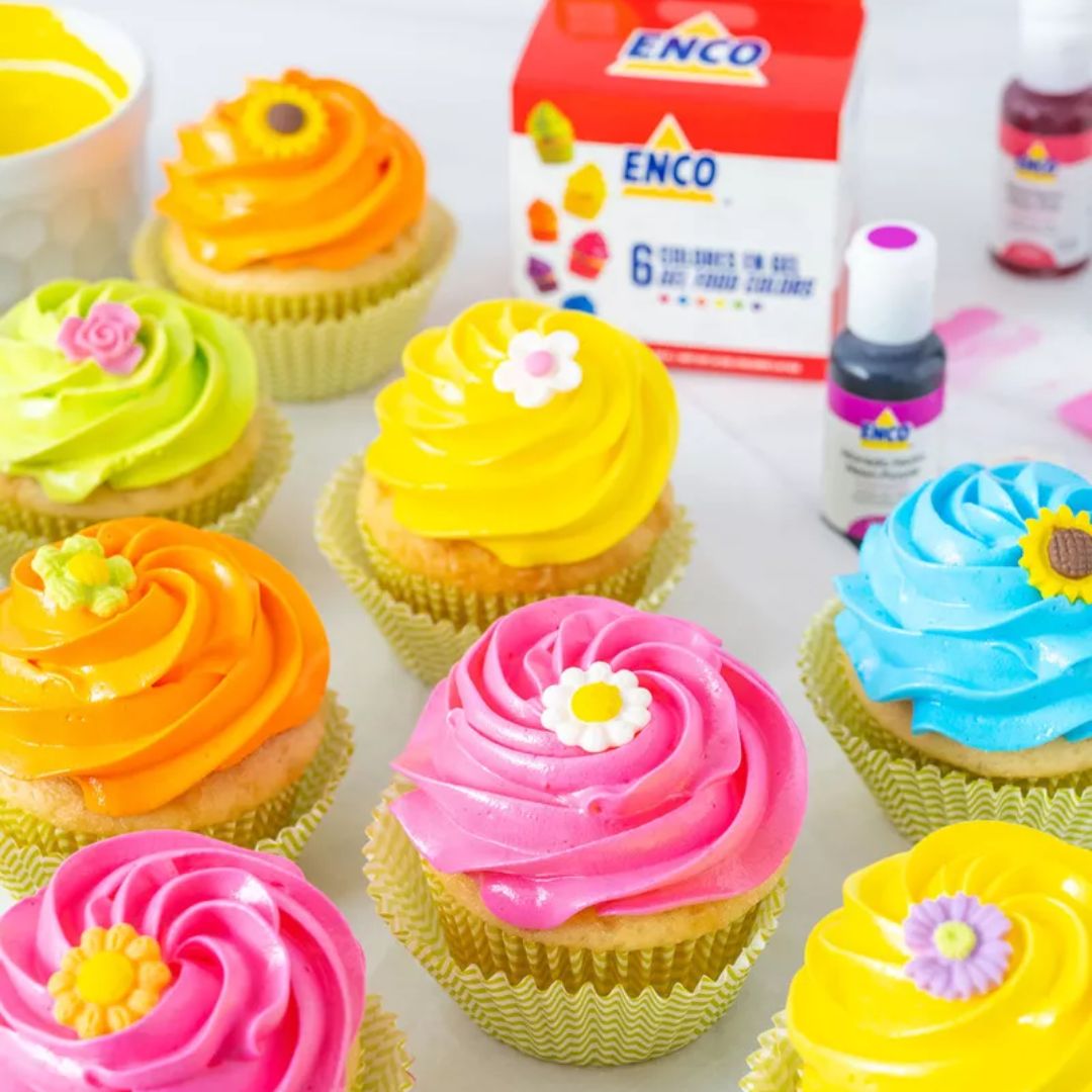 Kit De 6 Colores Neon En Gel De 20Gr