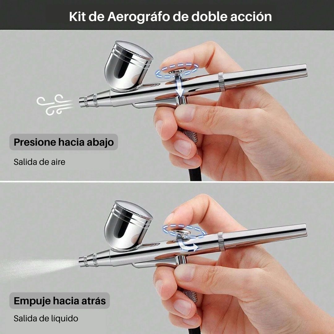 Kit De Aerografo Calibre 0.5