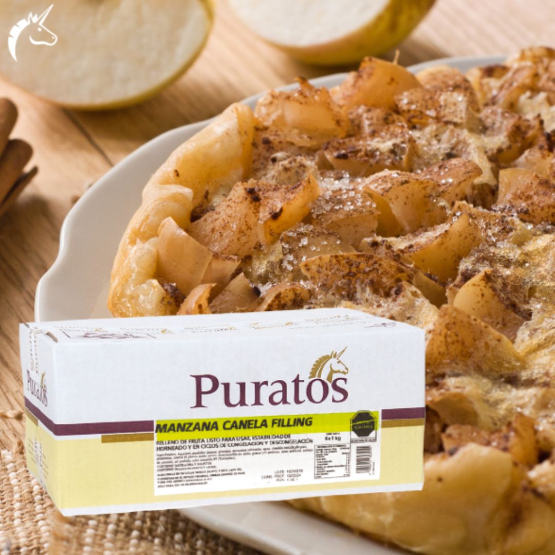 Manga Relleno Manzana Canela Filling Puratos, 1 KG.