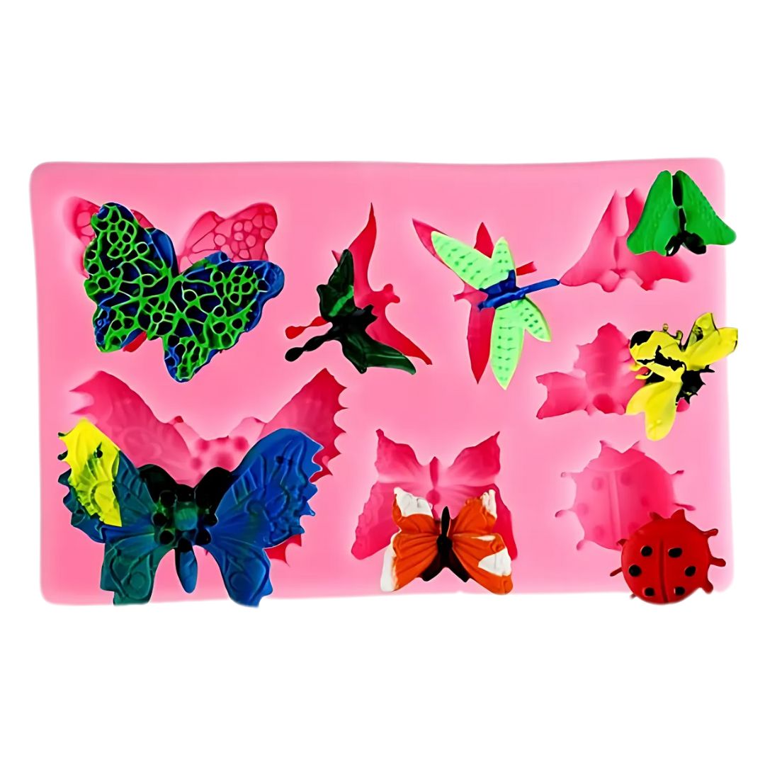Molde Silicon Insectos Varios