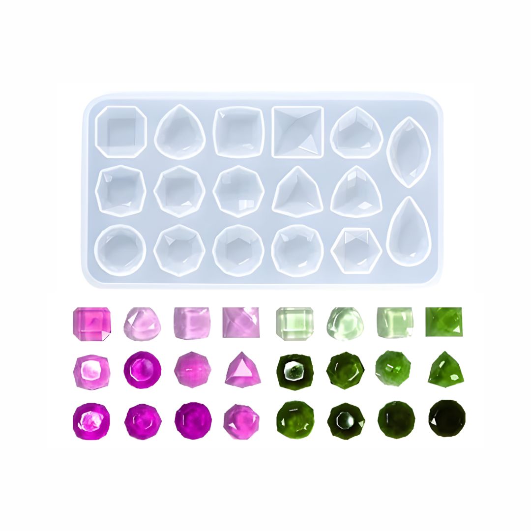 Molde Silicon Joyas 17 Cavidades