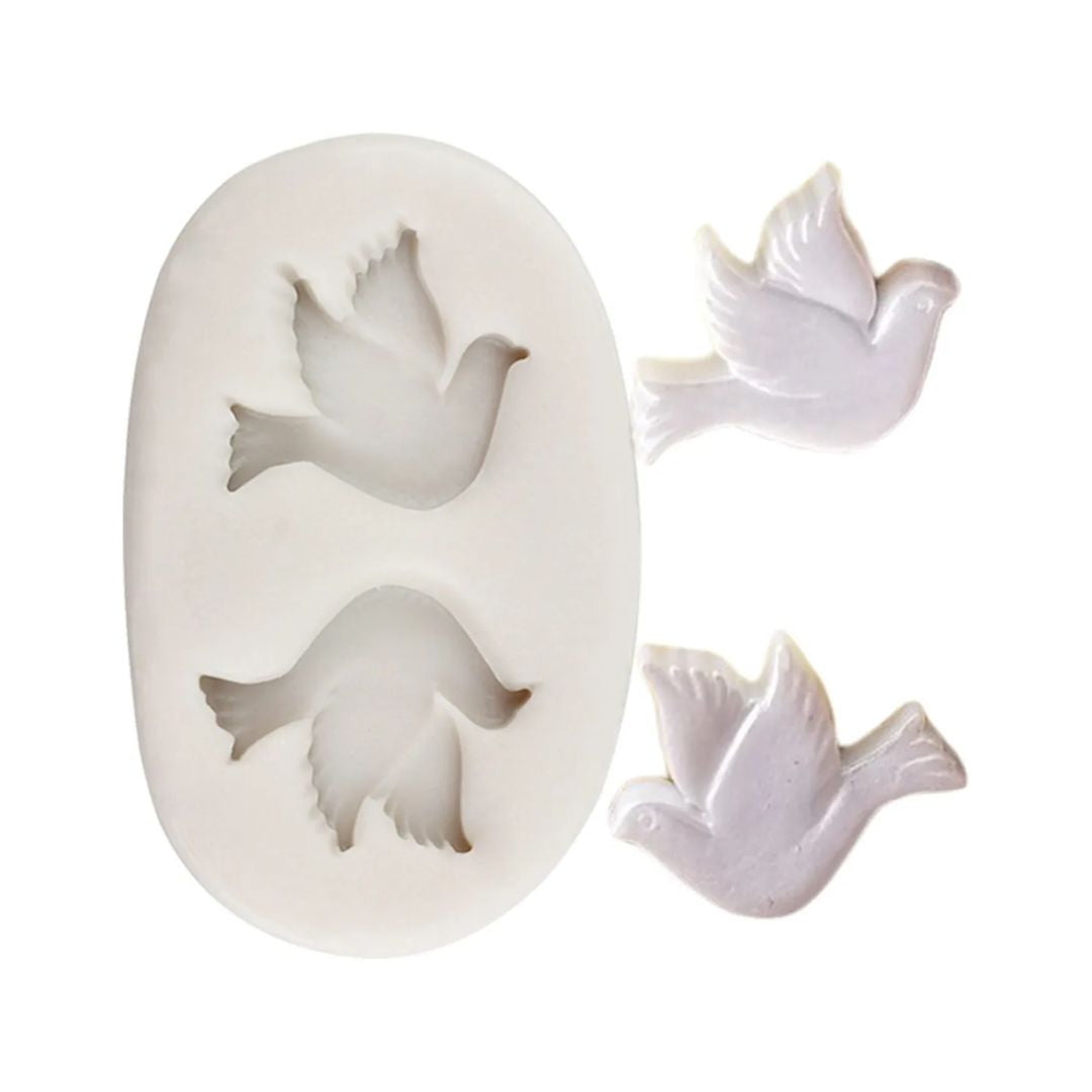Molde Silicon Paloma 2 Cavidades