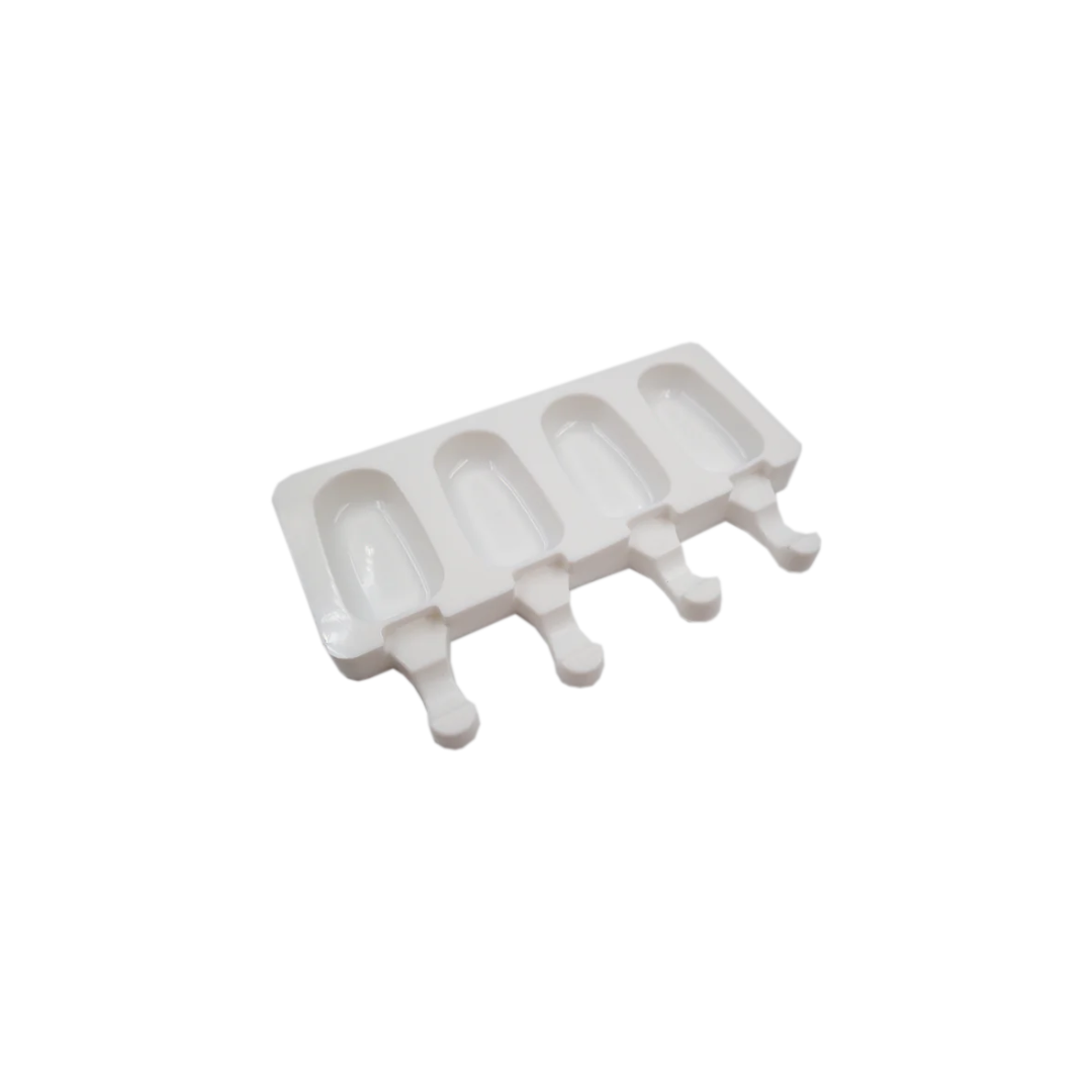 Molde Silicon Paleta Magnum 4 Cav. 9x5x2cm 80ml Aprox c/u