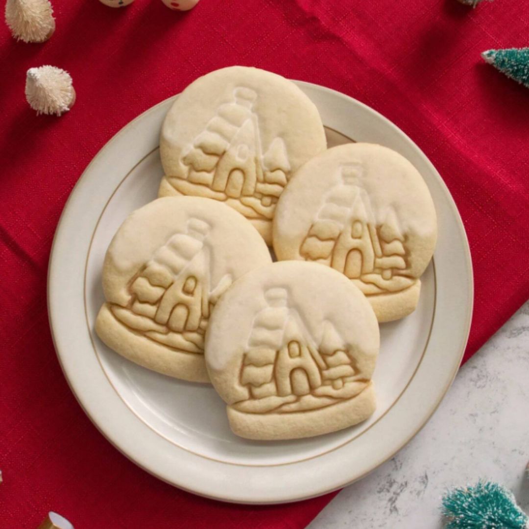 Molde De Sello Navideño Esfera Navideña Para Estampado