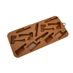 Molde Silicon Hachas, 12 Cavidades