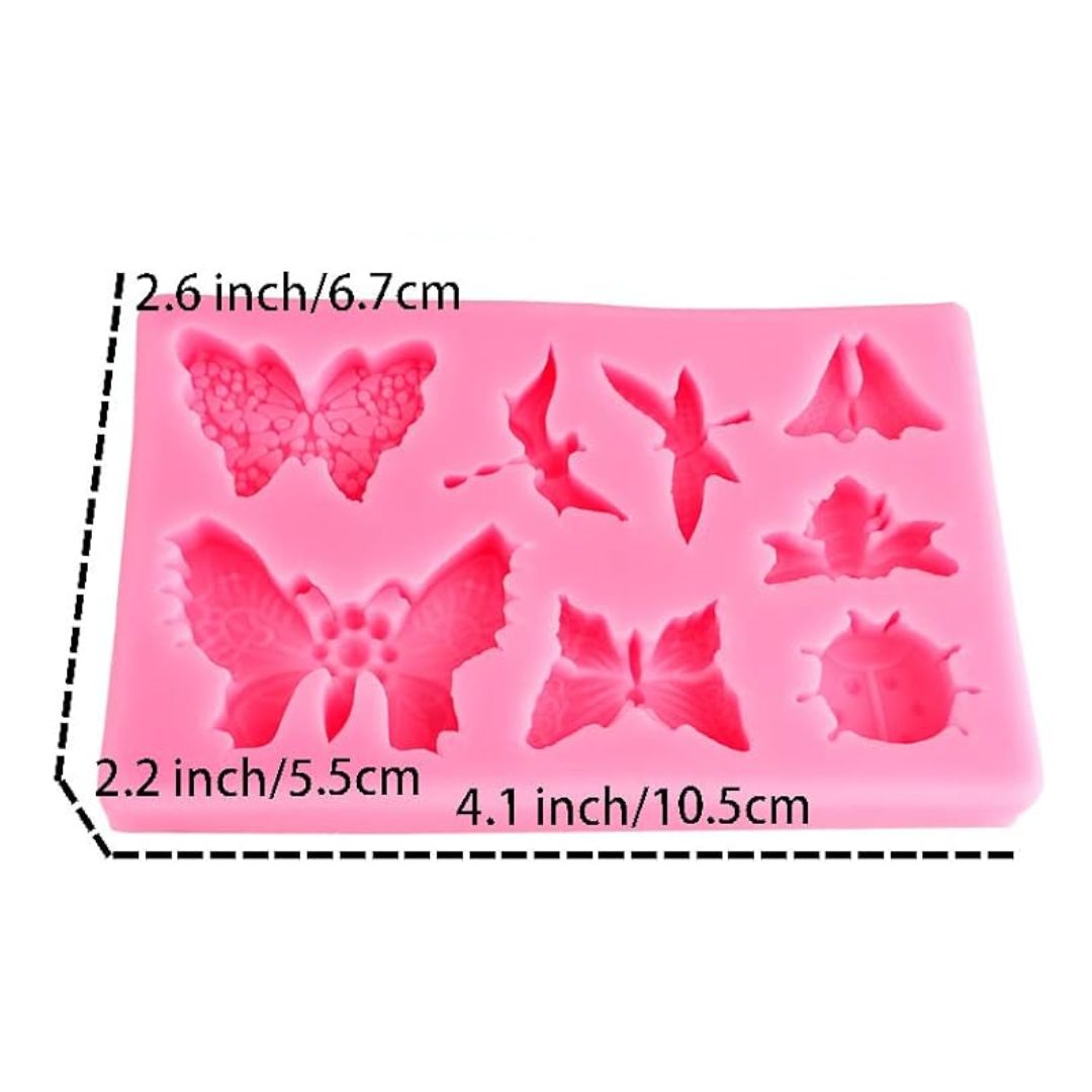 Molde Silicon Insectos Varios