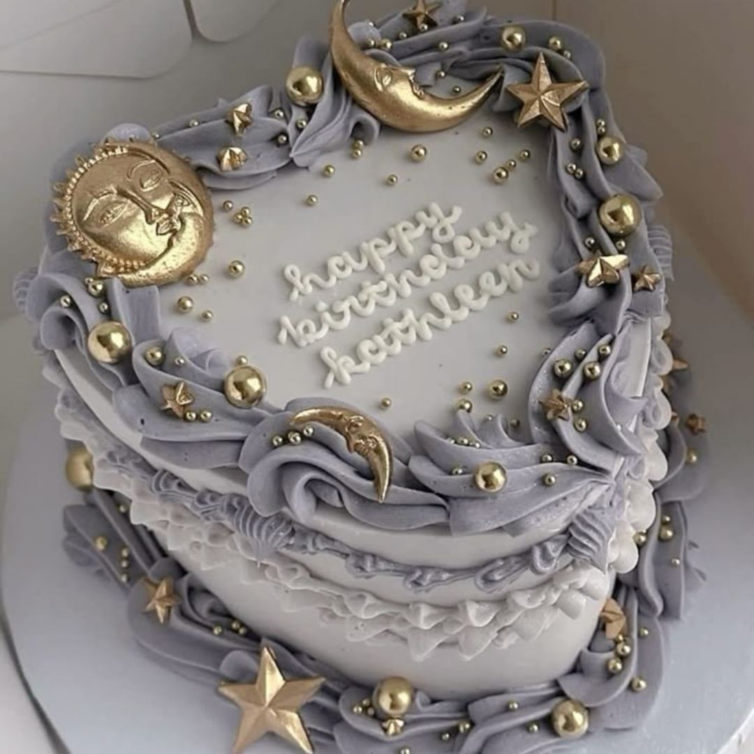 Molde Silicon Para Fondant Sol y Luna Grande