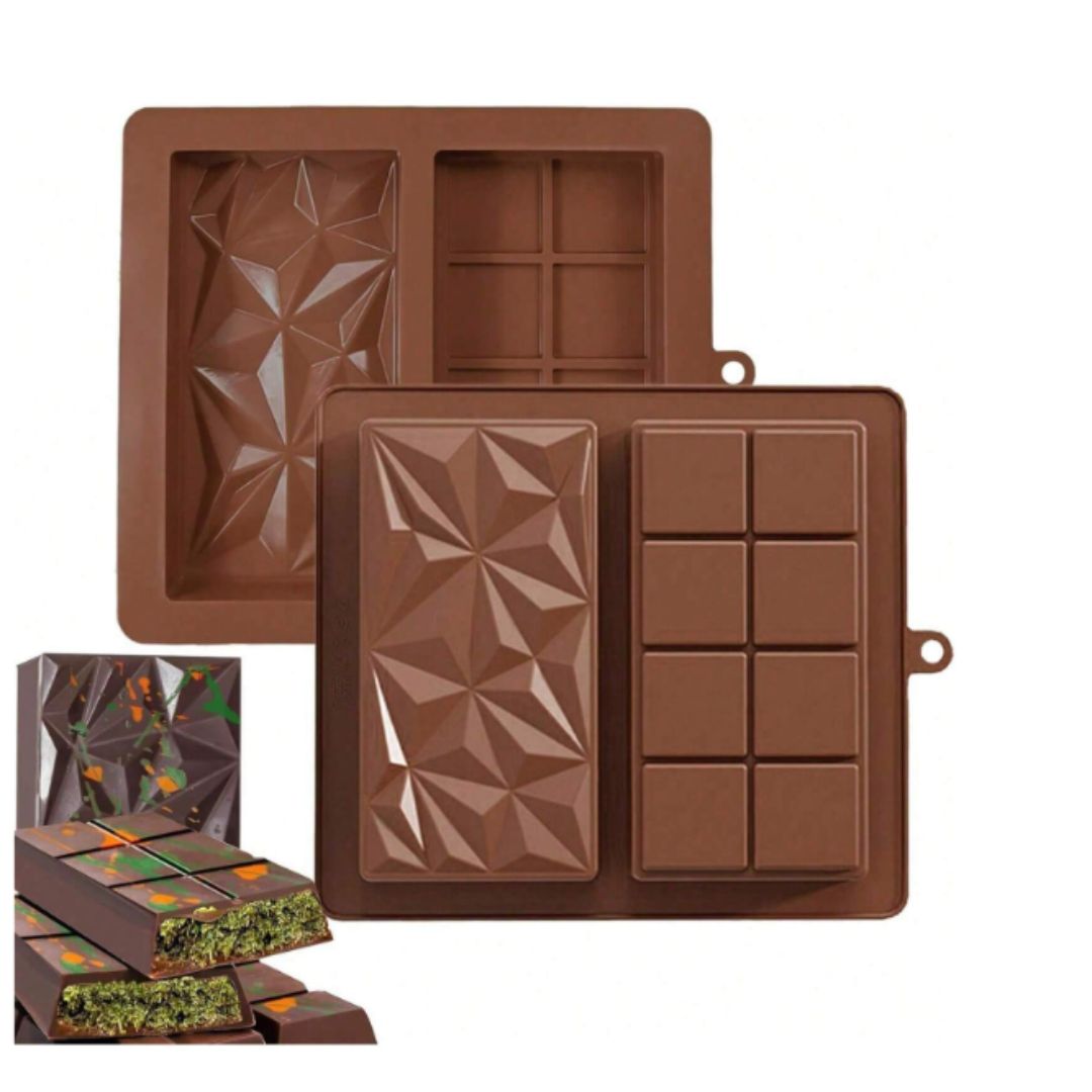 Molde de Silicón Barra de Chocolate Dubai