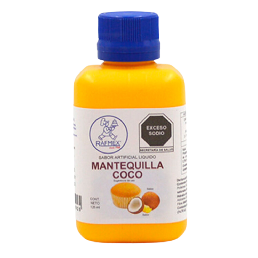 Sabor Mantequilla Coco Frasco 125ml