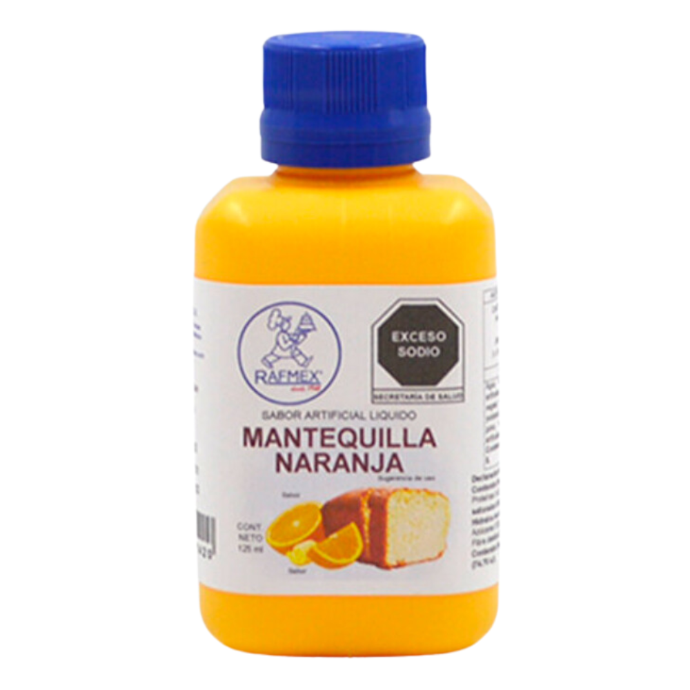 Sabor Mantequilla Naranja Frasco 125Ml