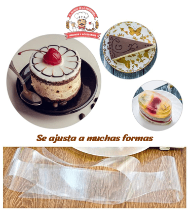 Acetato En Tira De 10Cm De Ancho 1 Kg - El Mundo de la Repostería