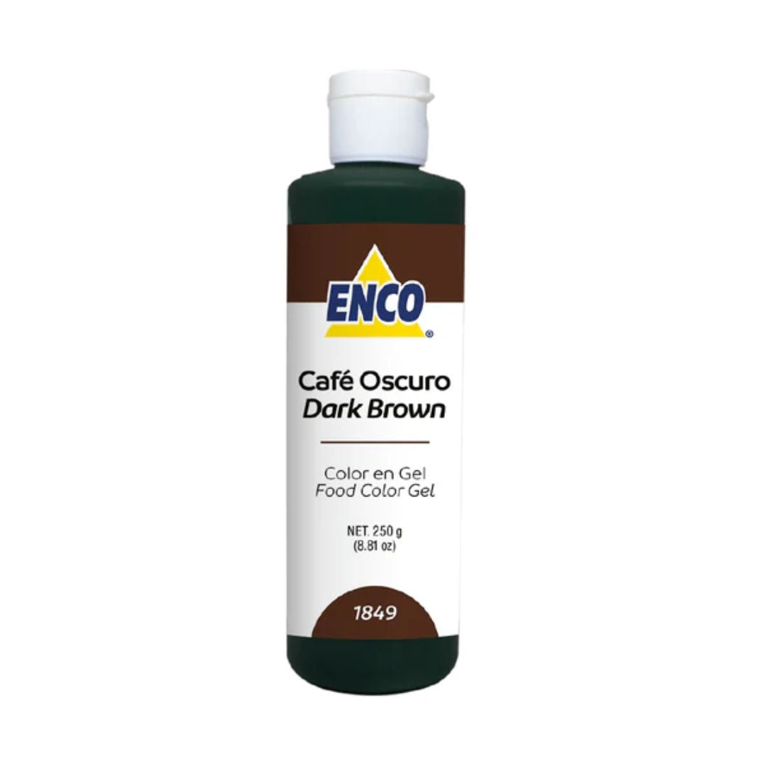 Colorante Enco Cafe Oscuro Gel Bote 250ml