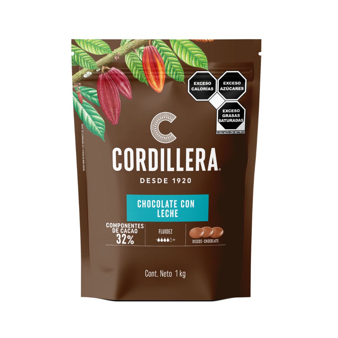 Cob. Cordillera Leche 32% Dep., Bolsa 1 kg