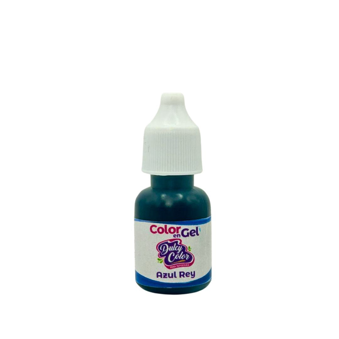 Color En Gel Gotero 10 Ml Azul Rey
