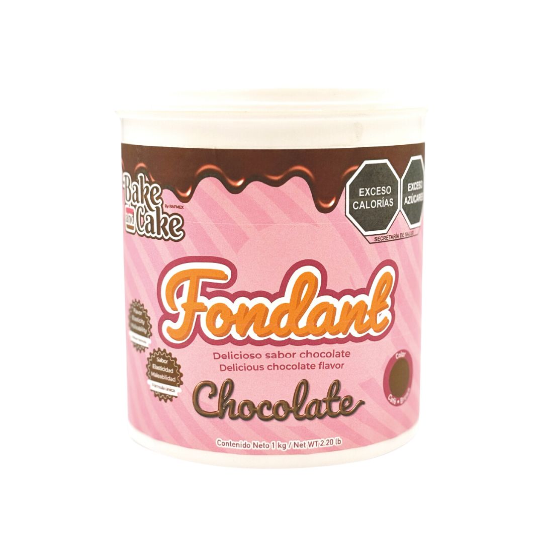 Fondant Rafmex Sabor Chocoloate, 1 kg.