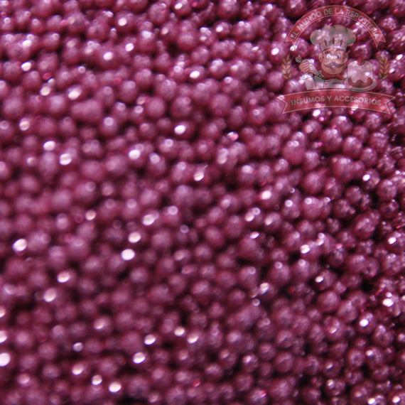 Gragea Diamantada Rosa Pastel Mini 100Gr