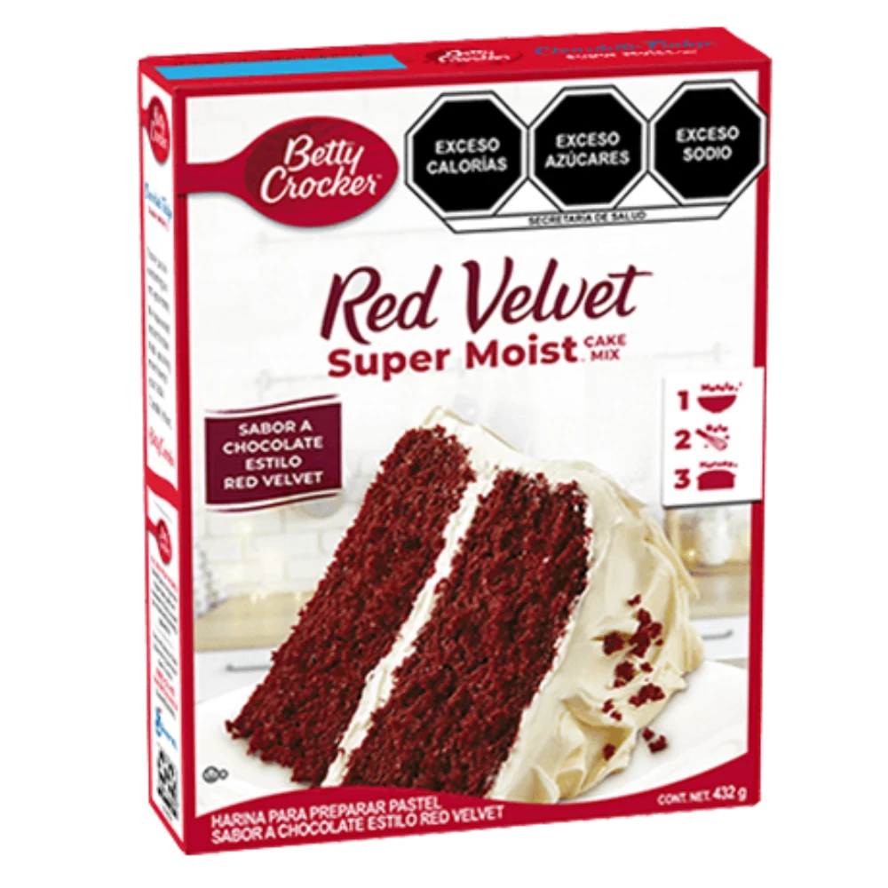 Harina Para Pastel Betty Crocker Red Velvet 432gr