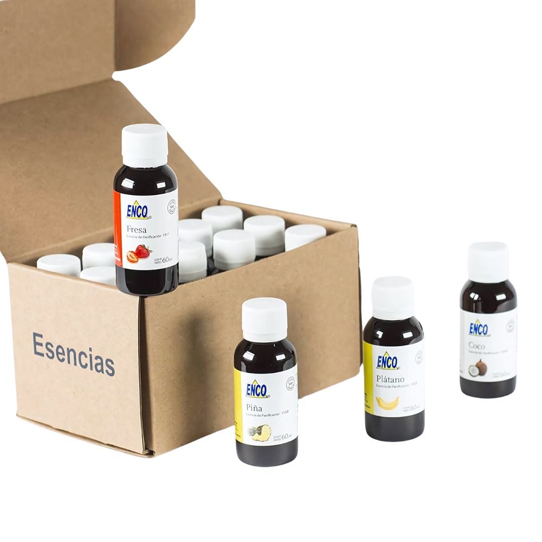 Enco Kit 15 Esencias Sabores Varios, 60ml.