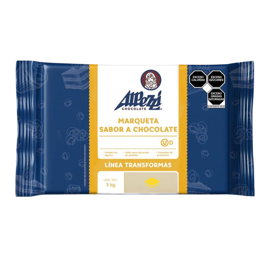 Marqueta De Chocolate Blanco Alpezzi 5Kg