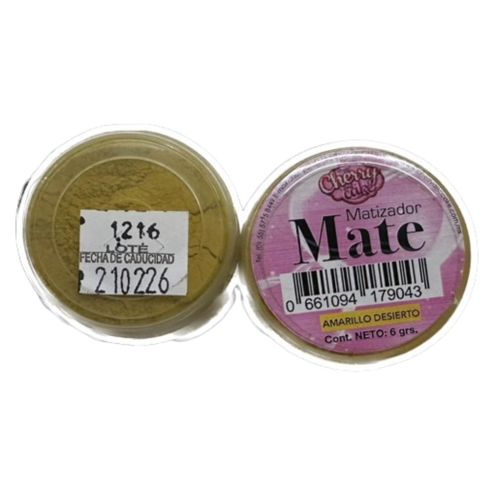 Matizador Mate Amarillo Desierto Cherry & Cake