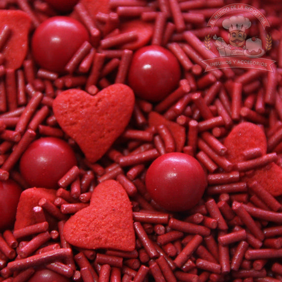 Mix Perlado Especial Red love, 100gr