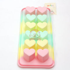Molde Silicon Corazones, 12 Cavidades