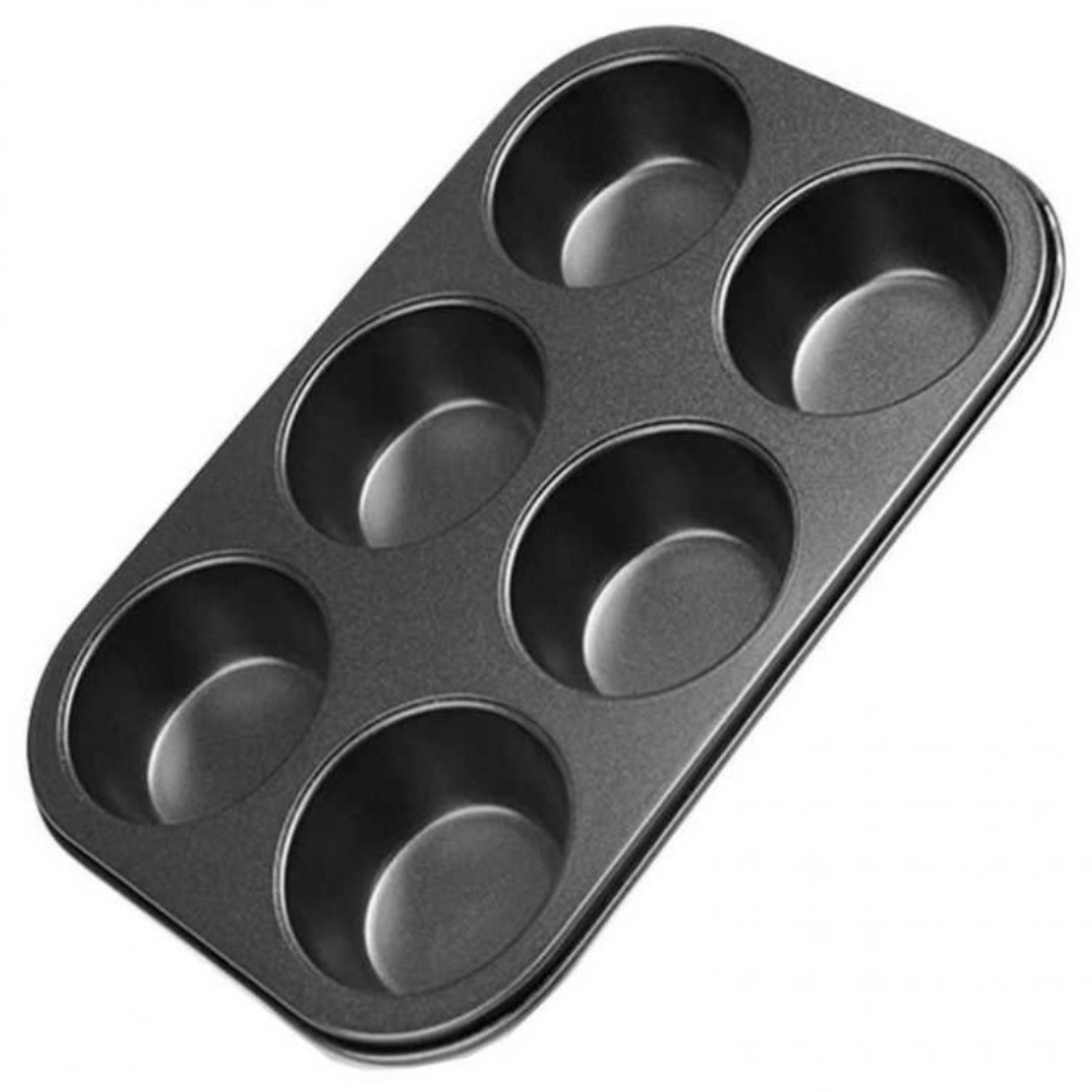 Molde Para Muffin Estandar 6 Cavidades