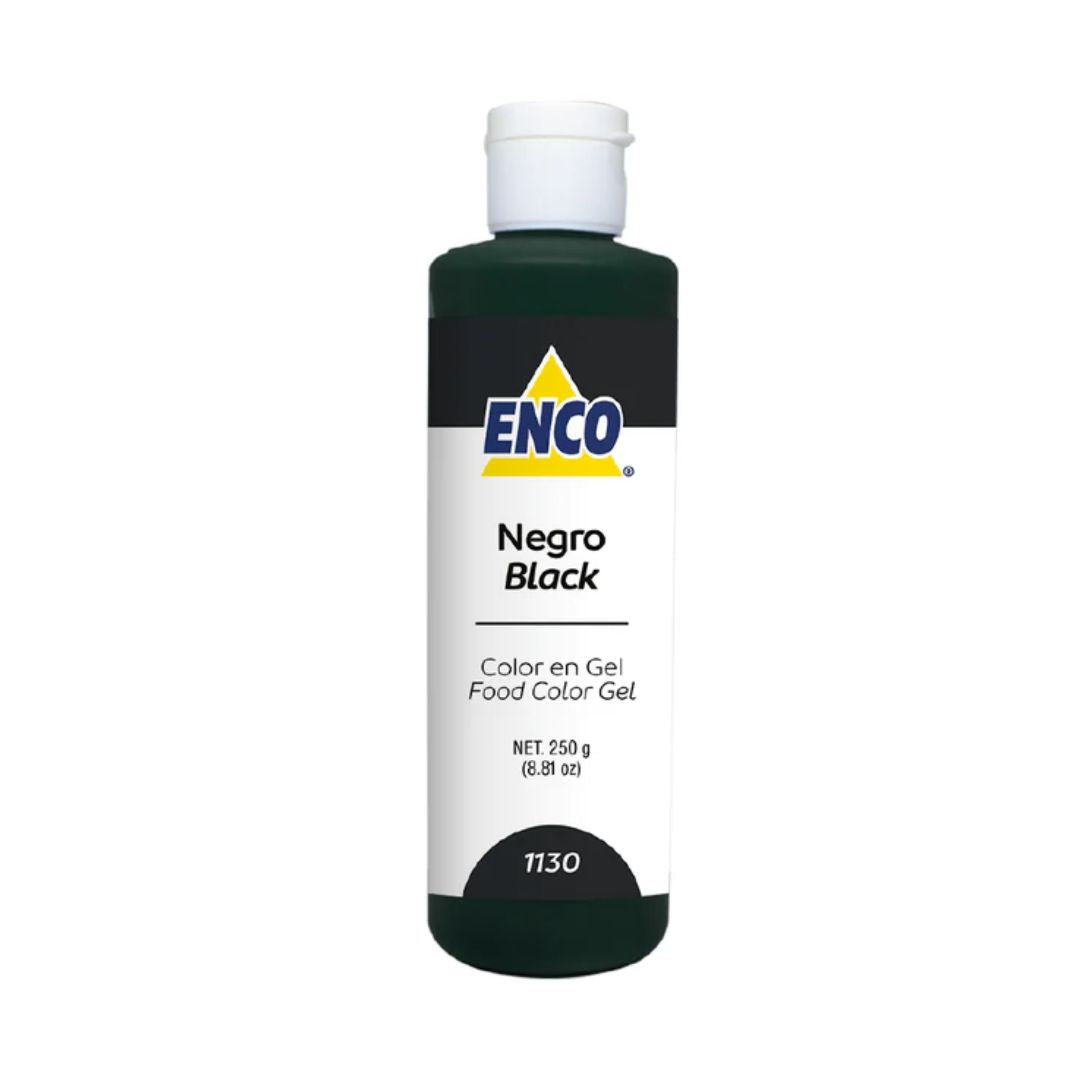 Color Negro En Gel Bote De 250Ml