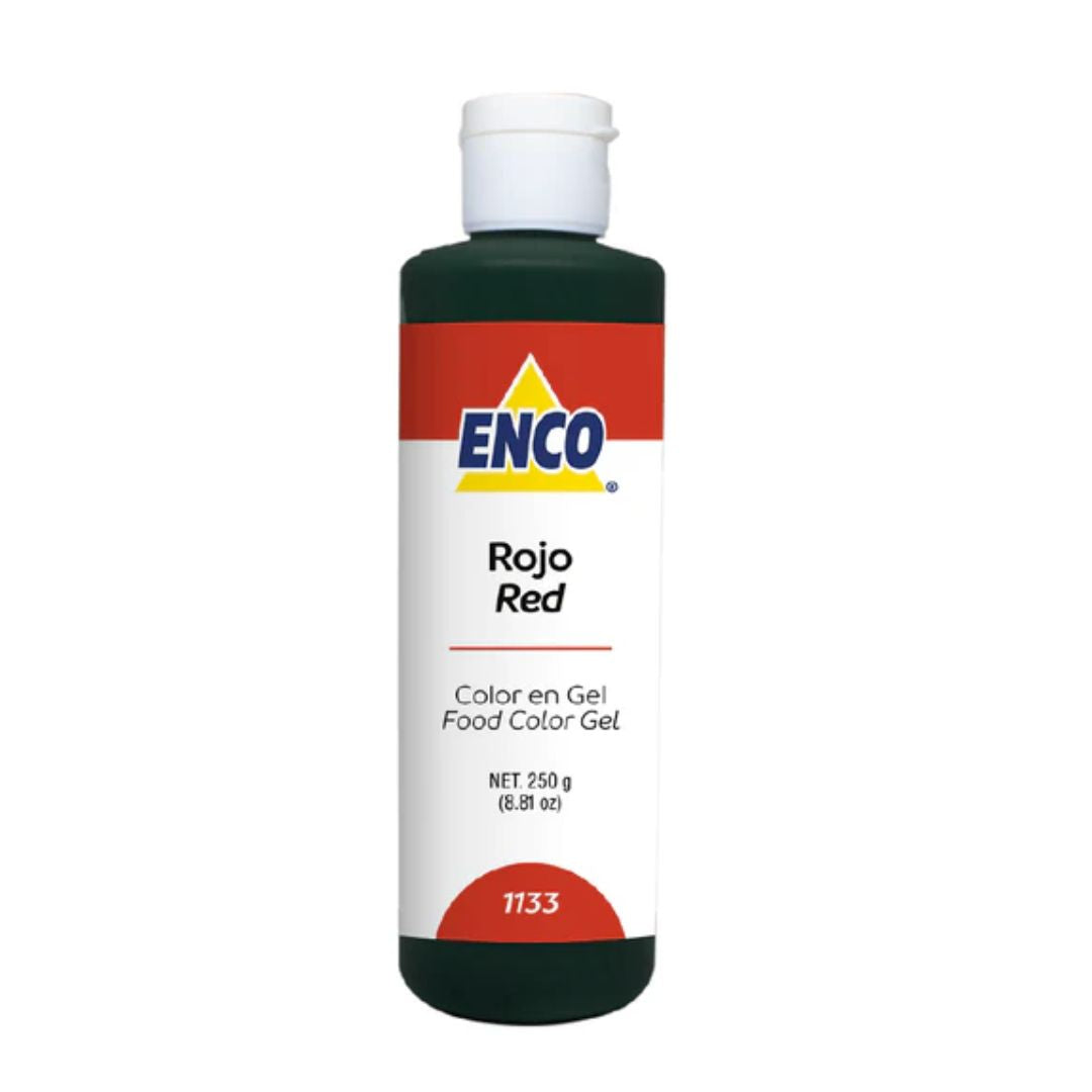 Color En Gel 250Ml Enco Rojo 1133