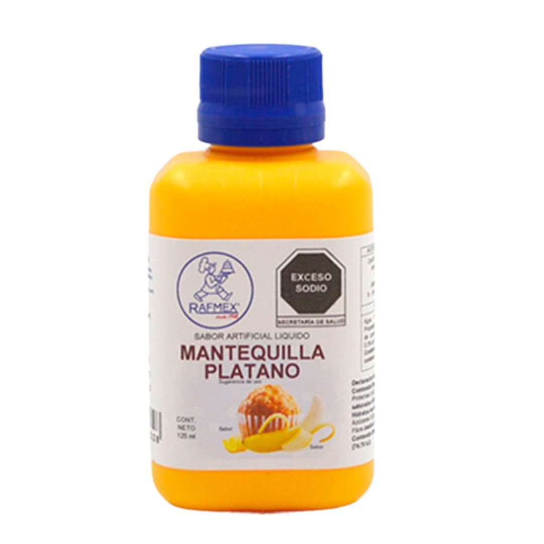 Sabor Mantequilla Platano, Bote 125ml.