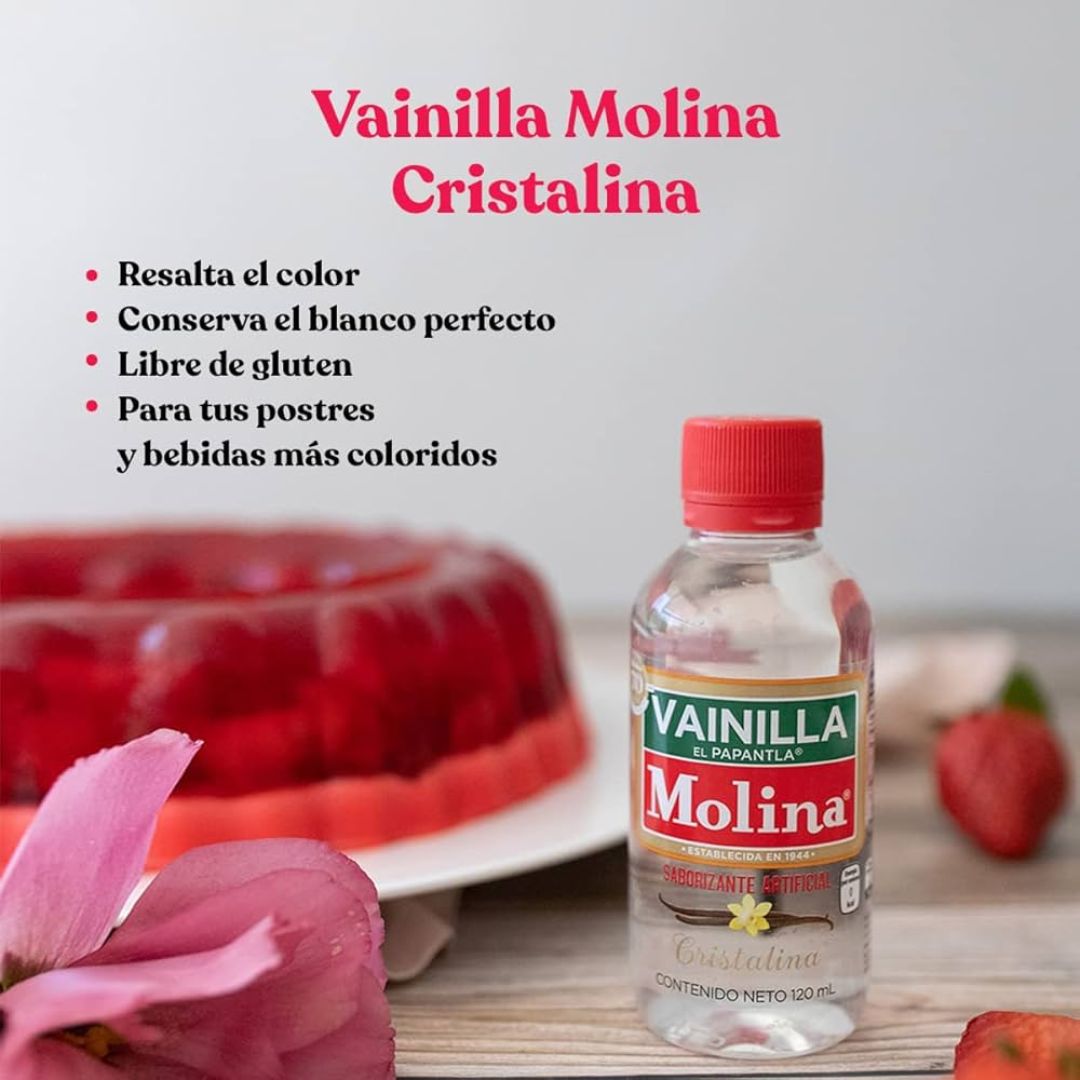 Vainilla Molina Liquida Transparente 120Gr