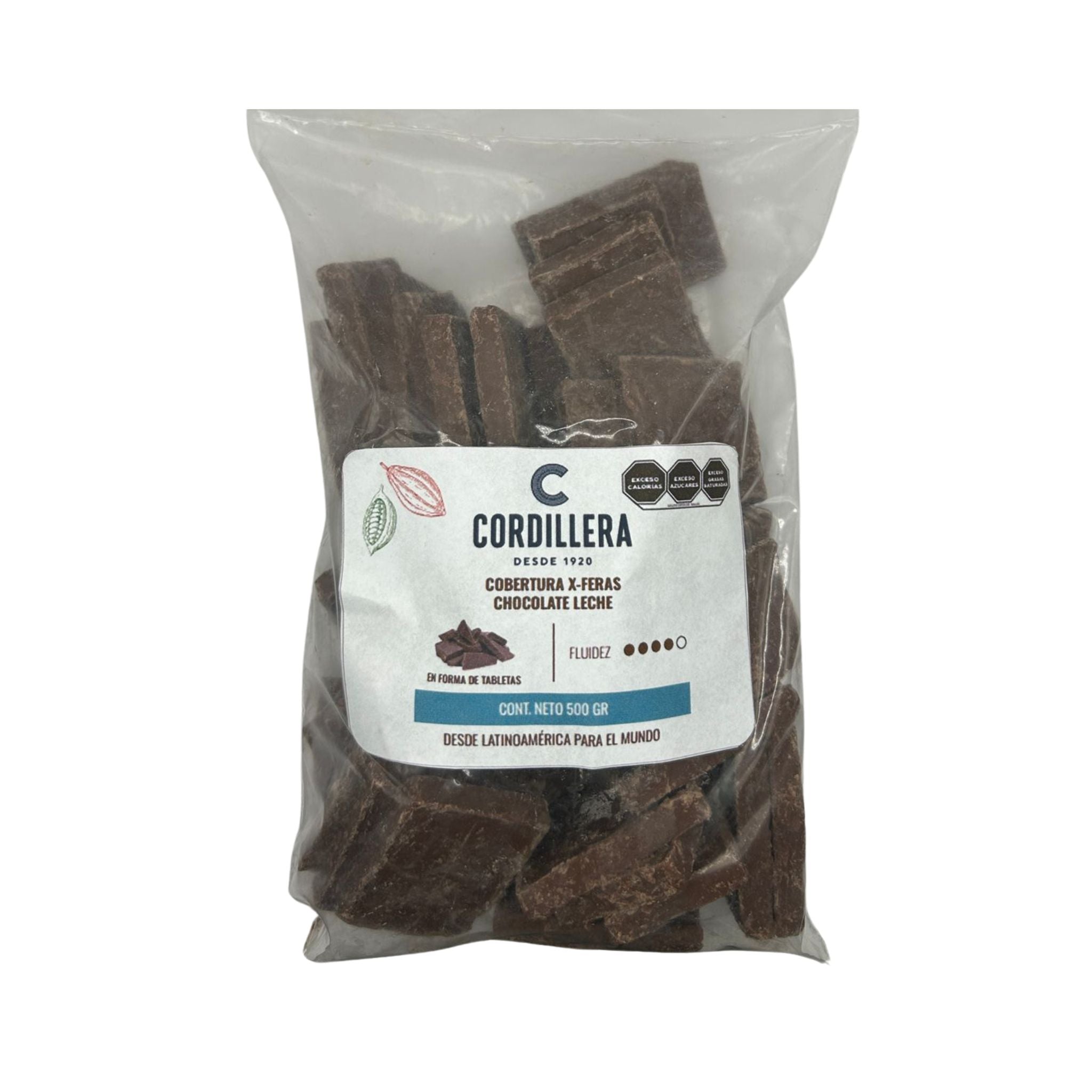 Cobertura X-Feras (Chocolate Leche), 500gr.