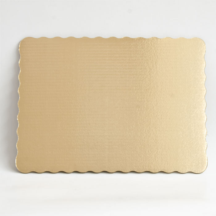 Base De Carton Rectangular Color Dorado 40x50cm