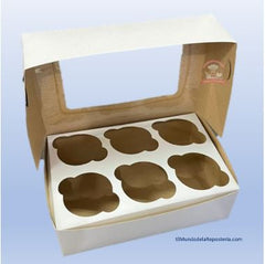 Caja Para Muffin 6 Piezas