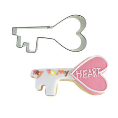 Cortador Metal Llave Corazon 8Cm